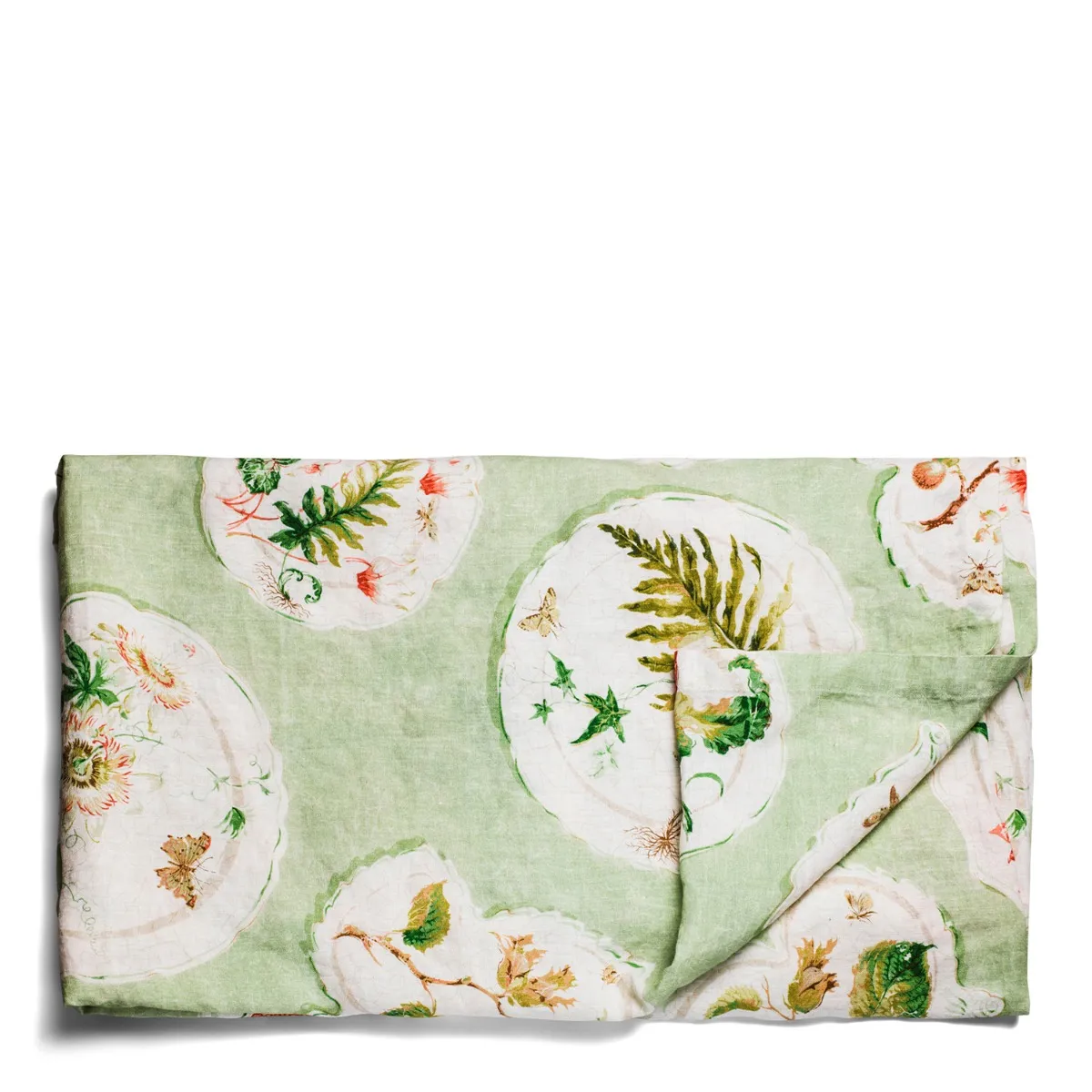Daylesford x Colefax Quince Garden Tablecloth in Green 