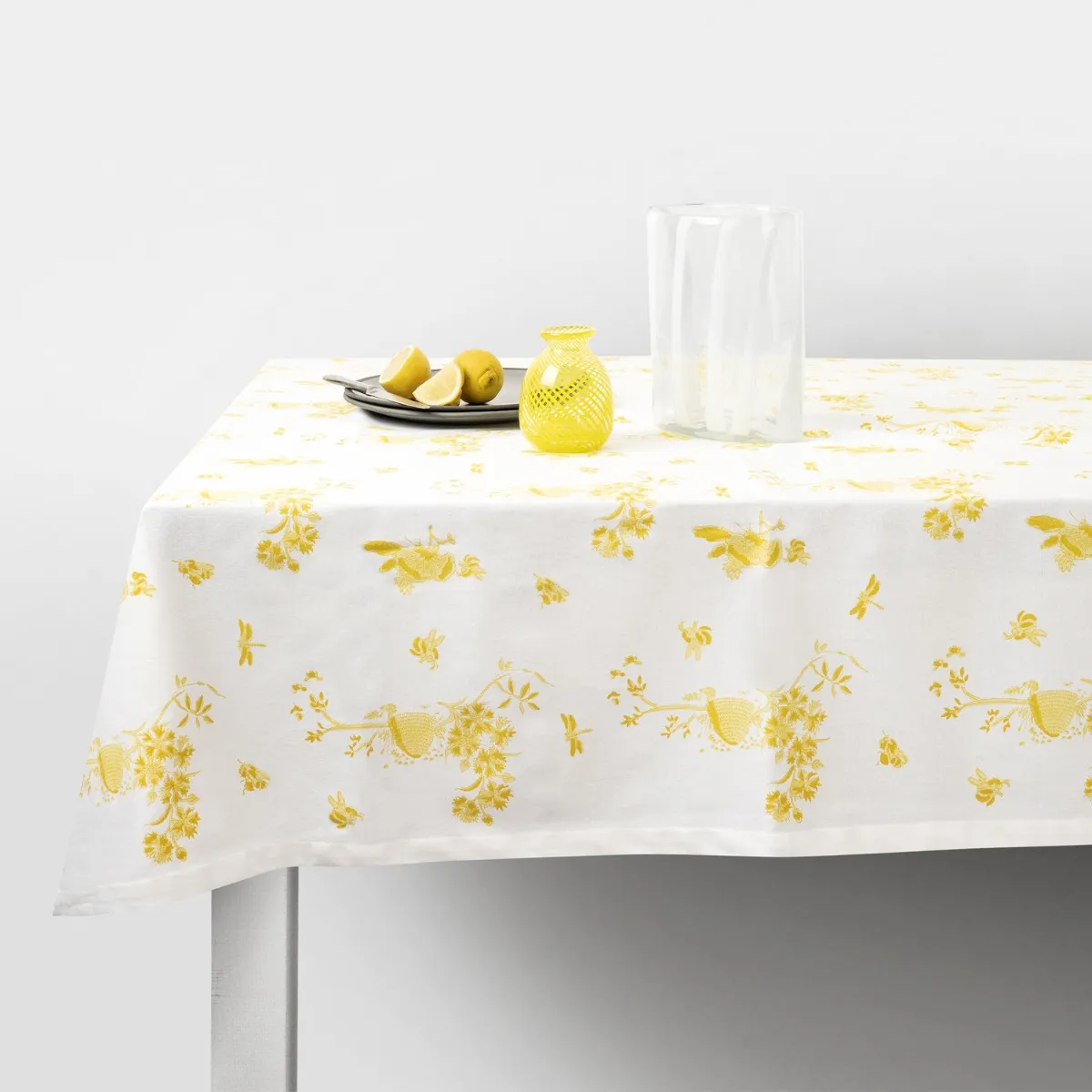 Beehive Yellow Tablecloth