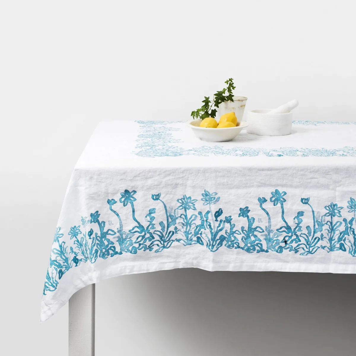 Eden Blue Tablecloth