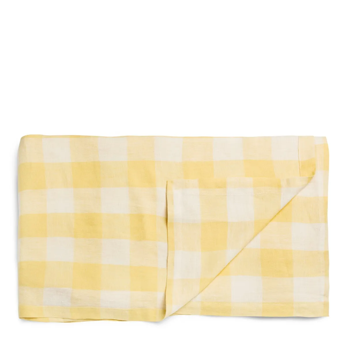 Butter Check Tablecloth 