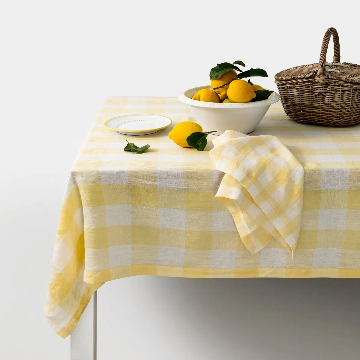 Butter Check Tablecloth