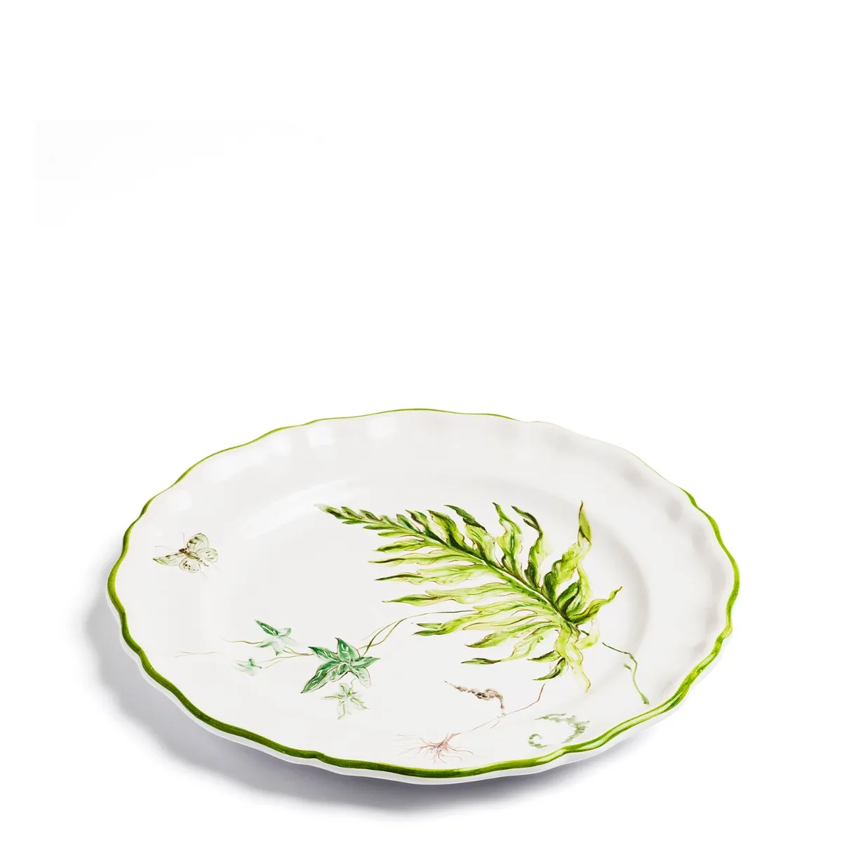 Daylesford x Colefax Quince Garden Dinner Plate With Fern & Ivy