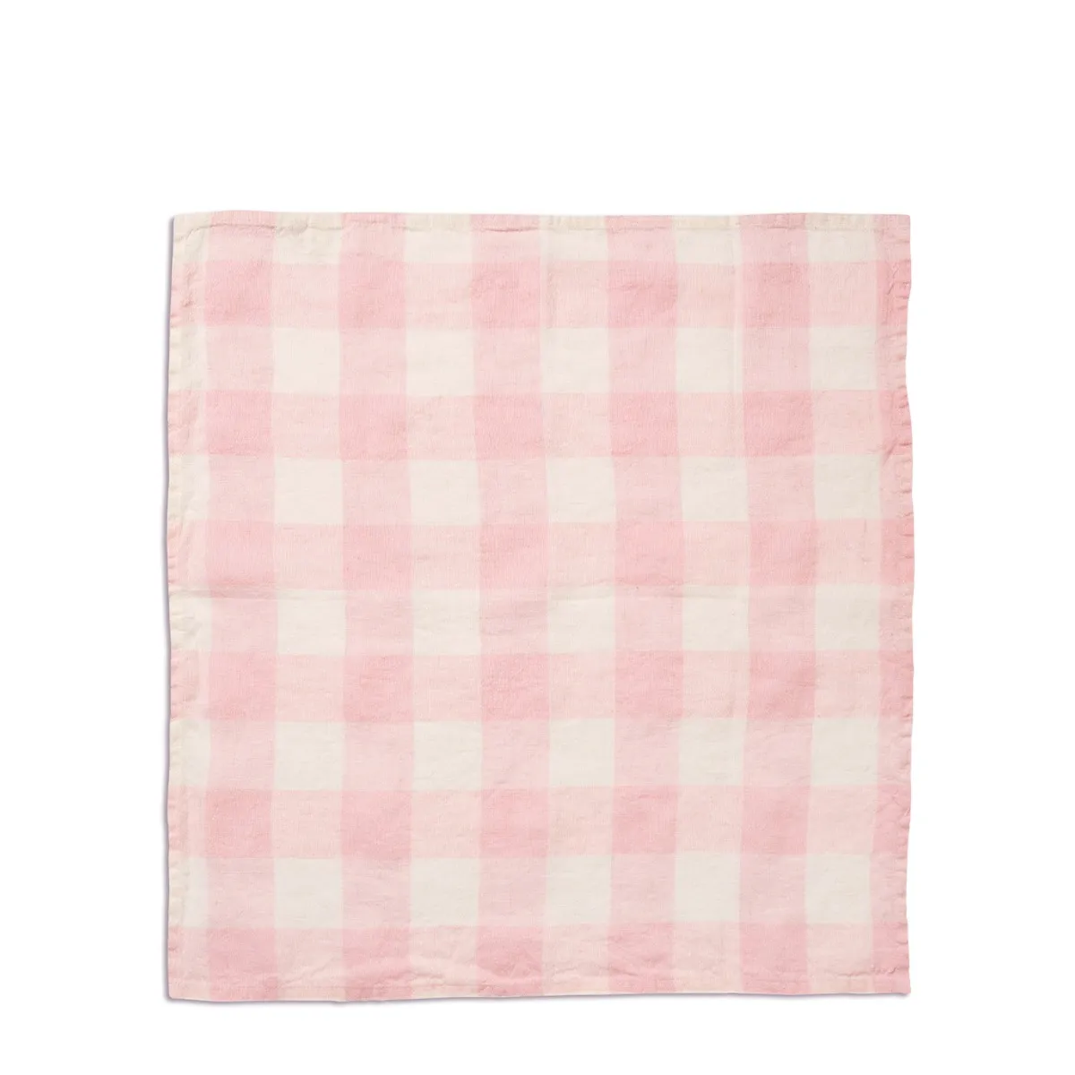 Pink & White Check Napkin 