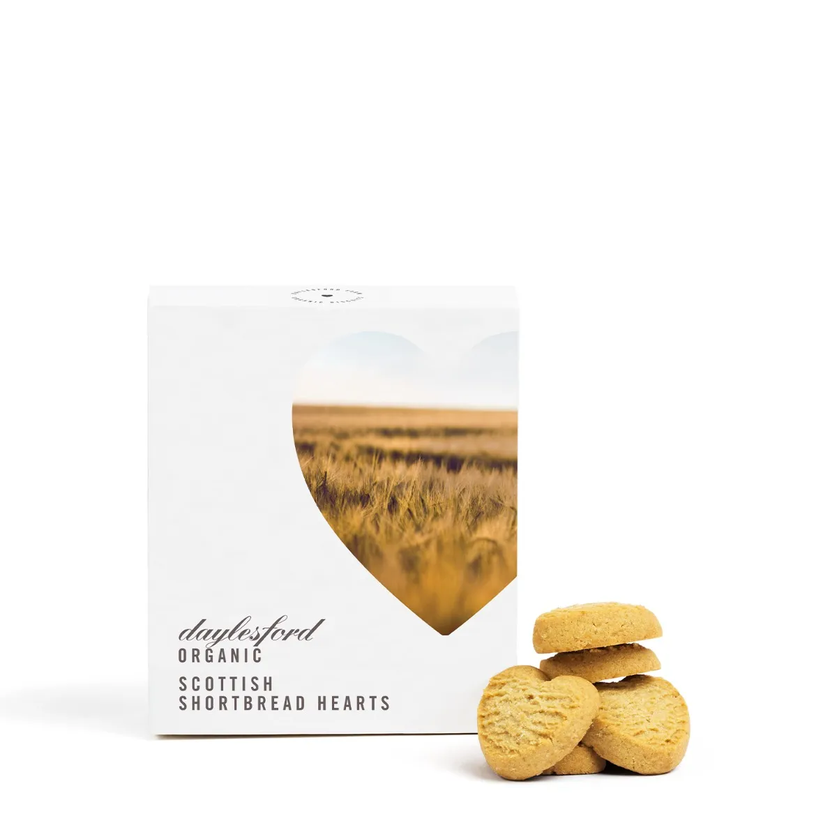 Organic Scottish Shortbread Hearts 