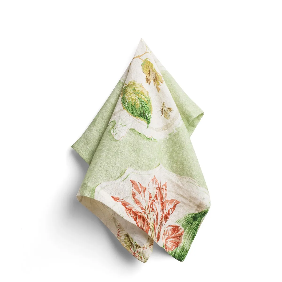 Daylesford x Colefax Quince Garden Napkin in Green With Hazel
