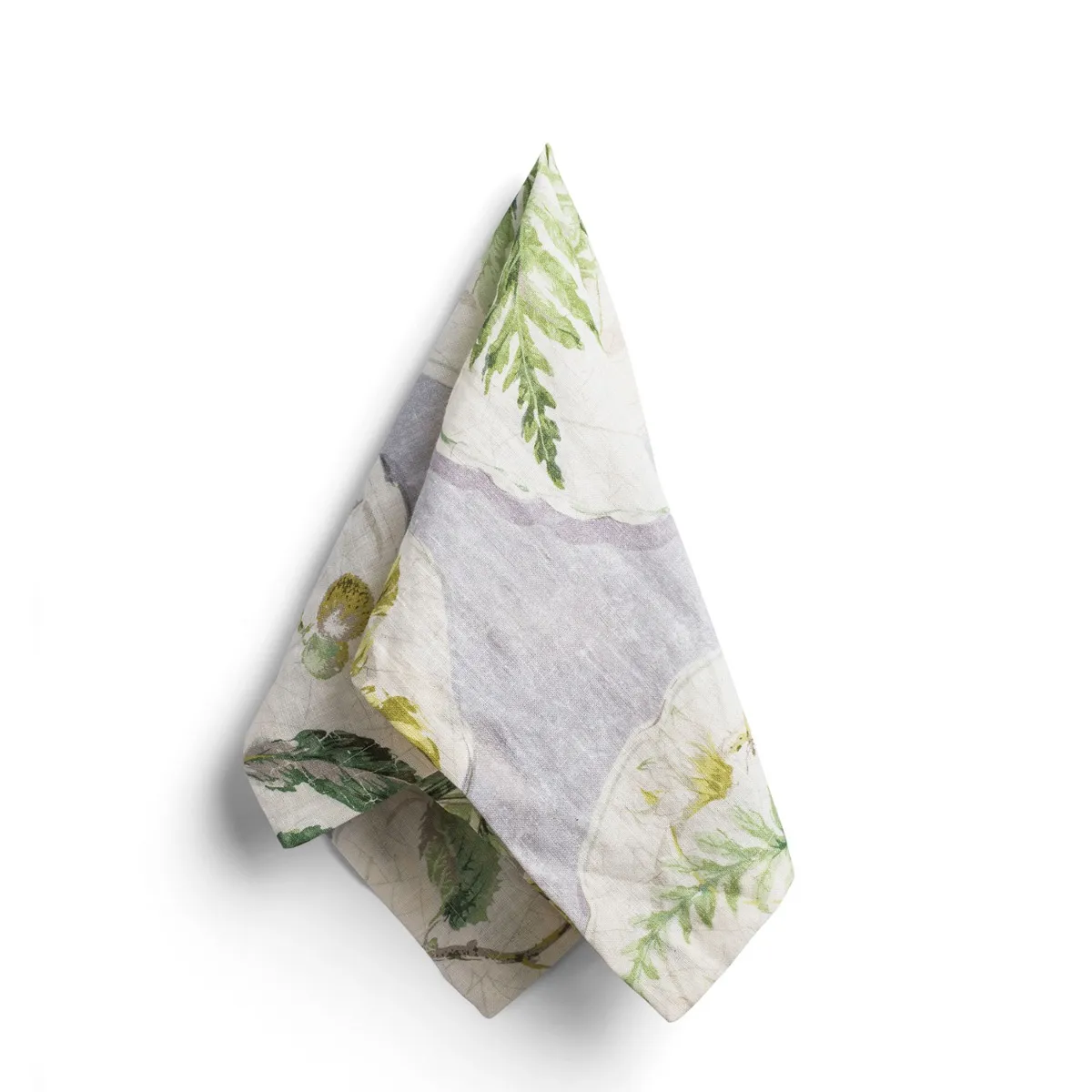 Daylesford x Colefax Quince Garden Napkin in Lilac With Fern