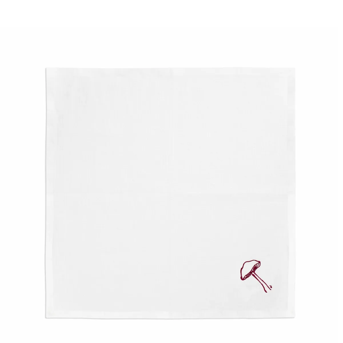 Mushroom Napkin Parasol Claret 