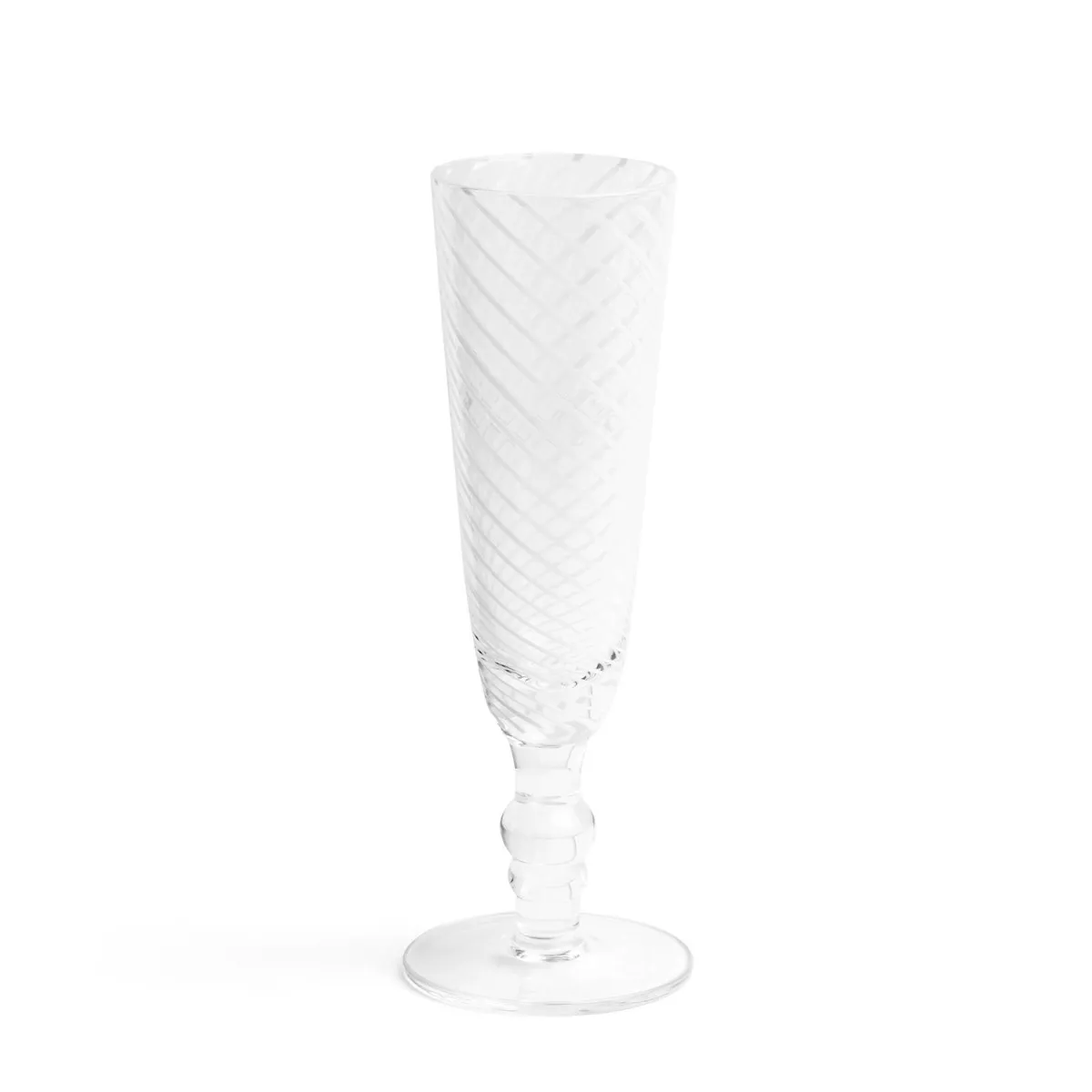Humbug Prosecco Glass White 