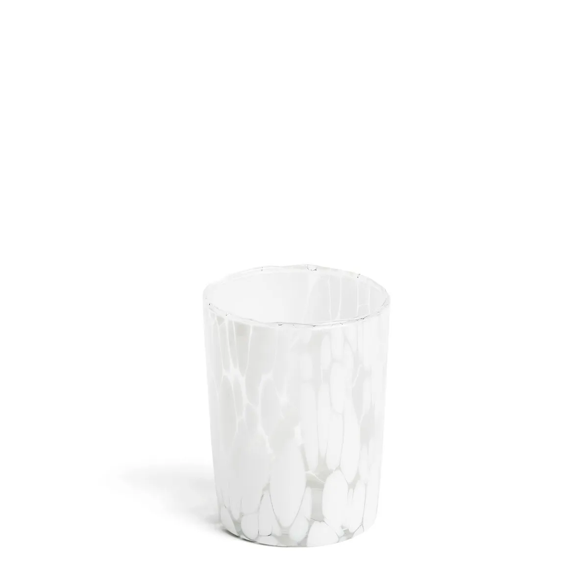 White Speckled Tumbler 