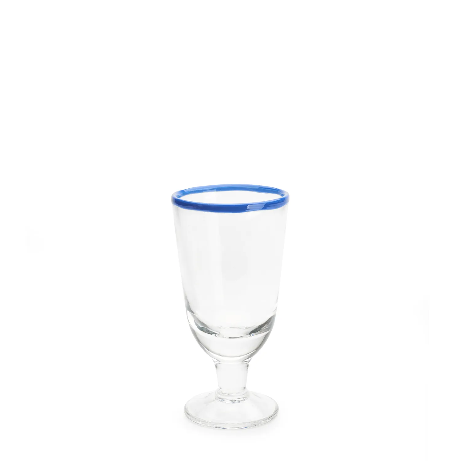 Ledbury Wine Glass Blue Tipped 