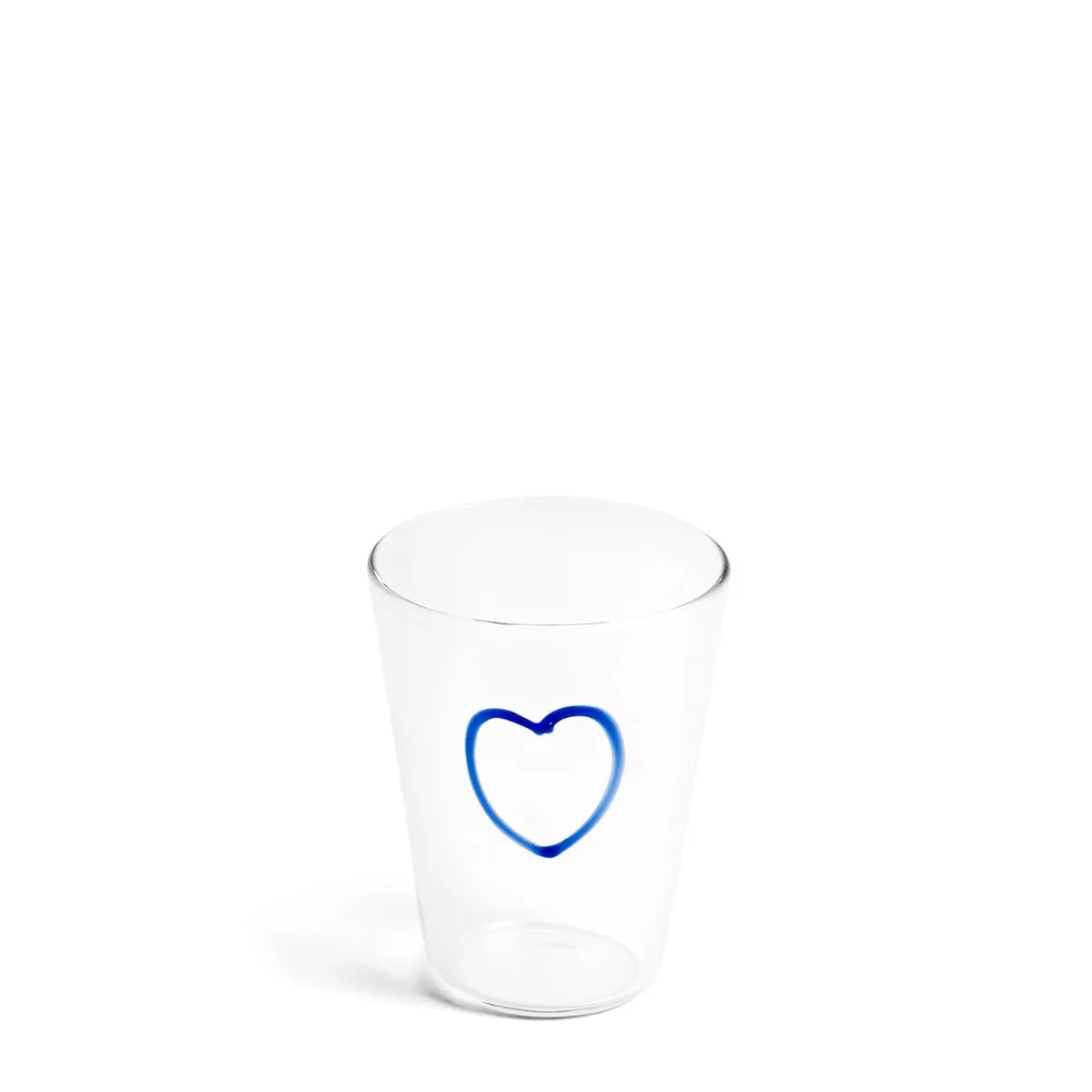 Blue Heart Glass 