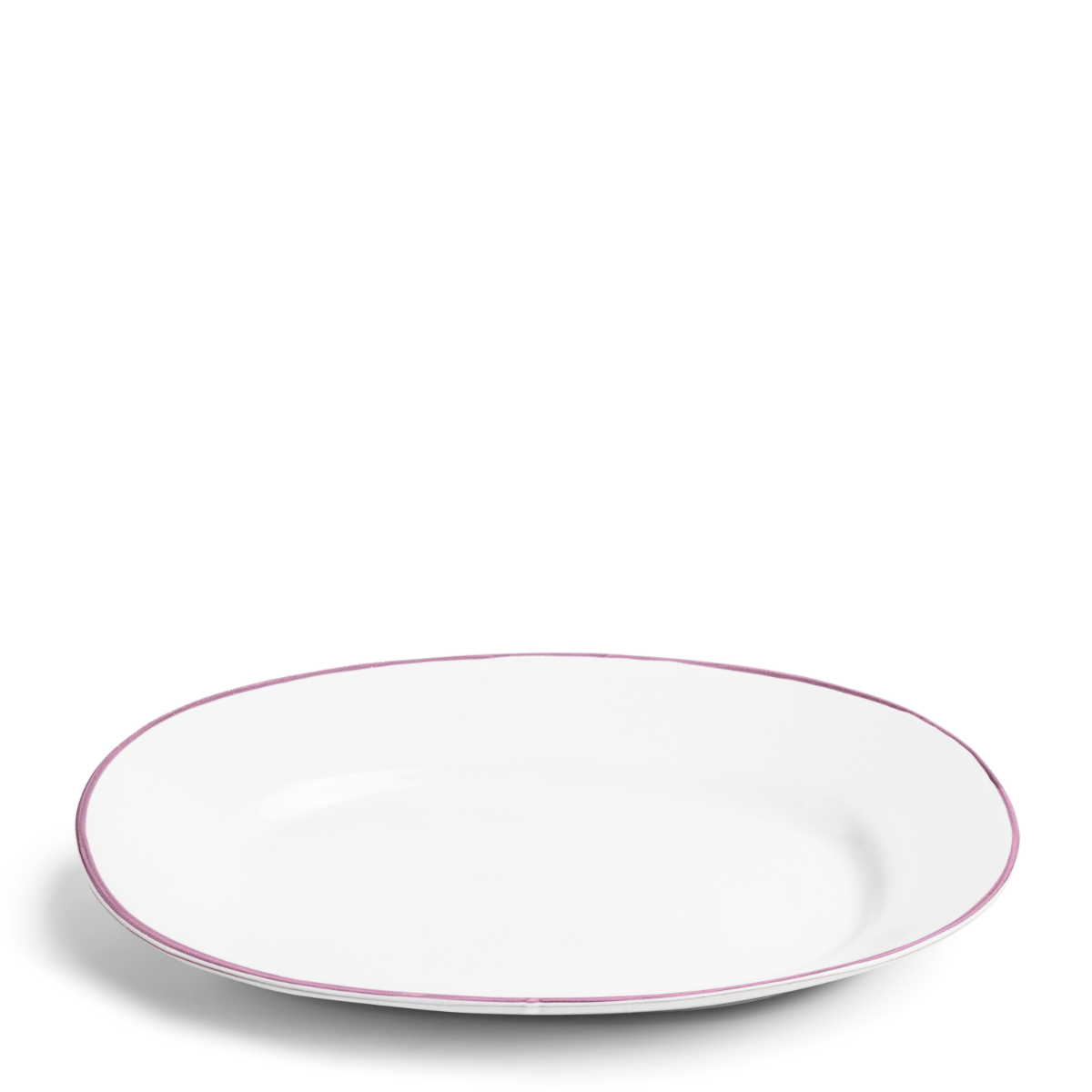 Oddington Platter Oval Lilac Ceramic 