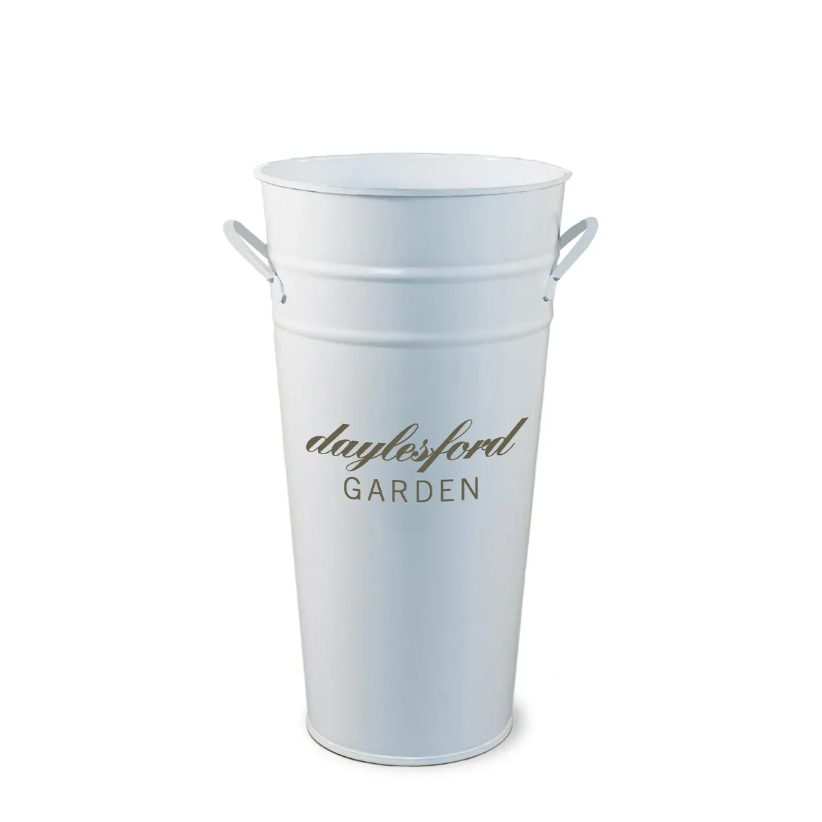White Florist Bucket Small 
