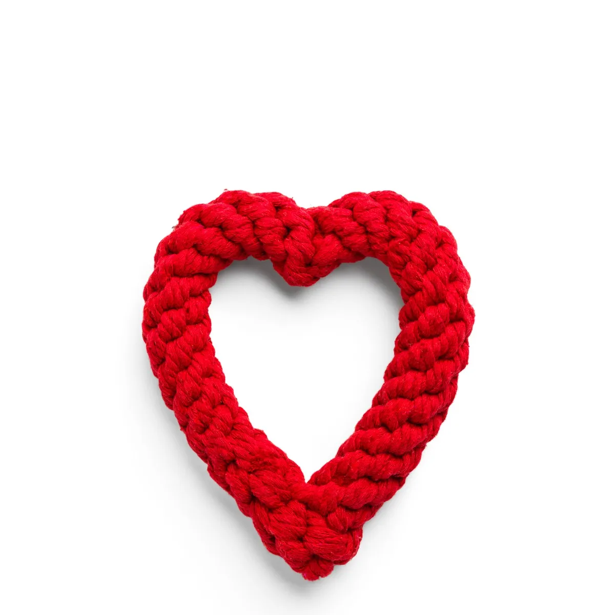 Heart Rope Dog Toy 