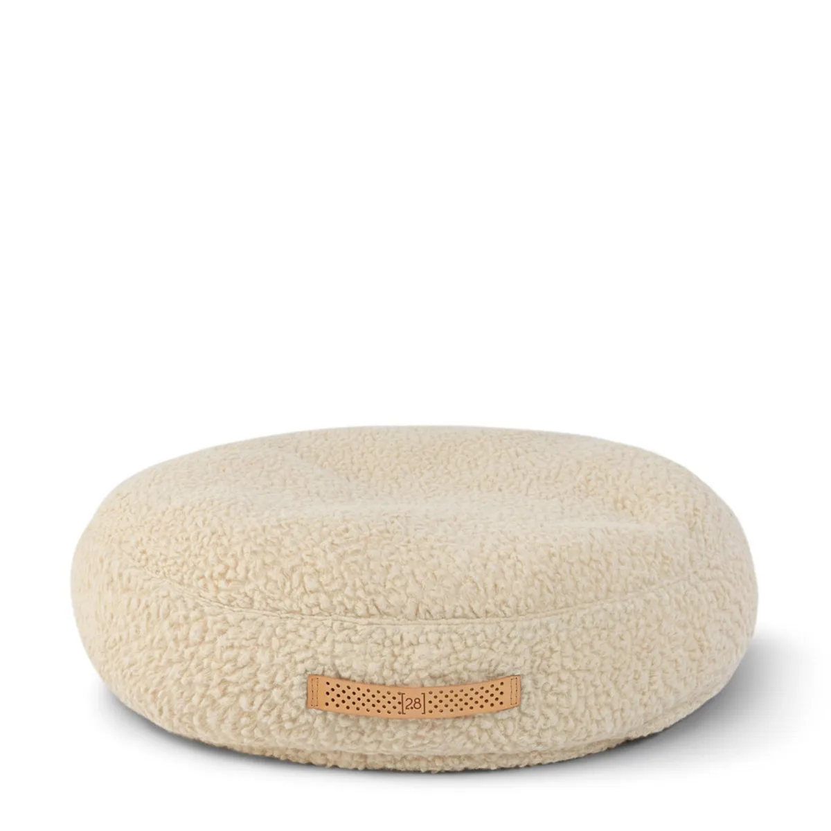 Boucle Dog Bed Cream Large 