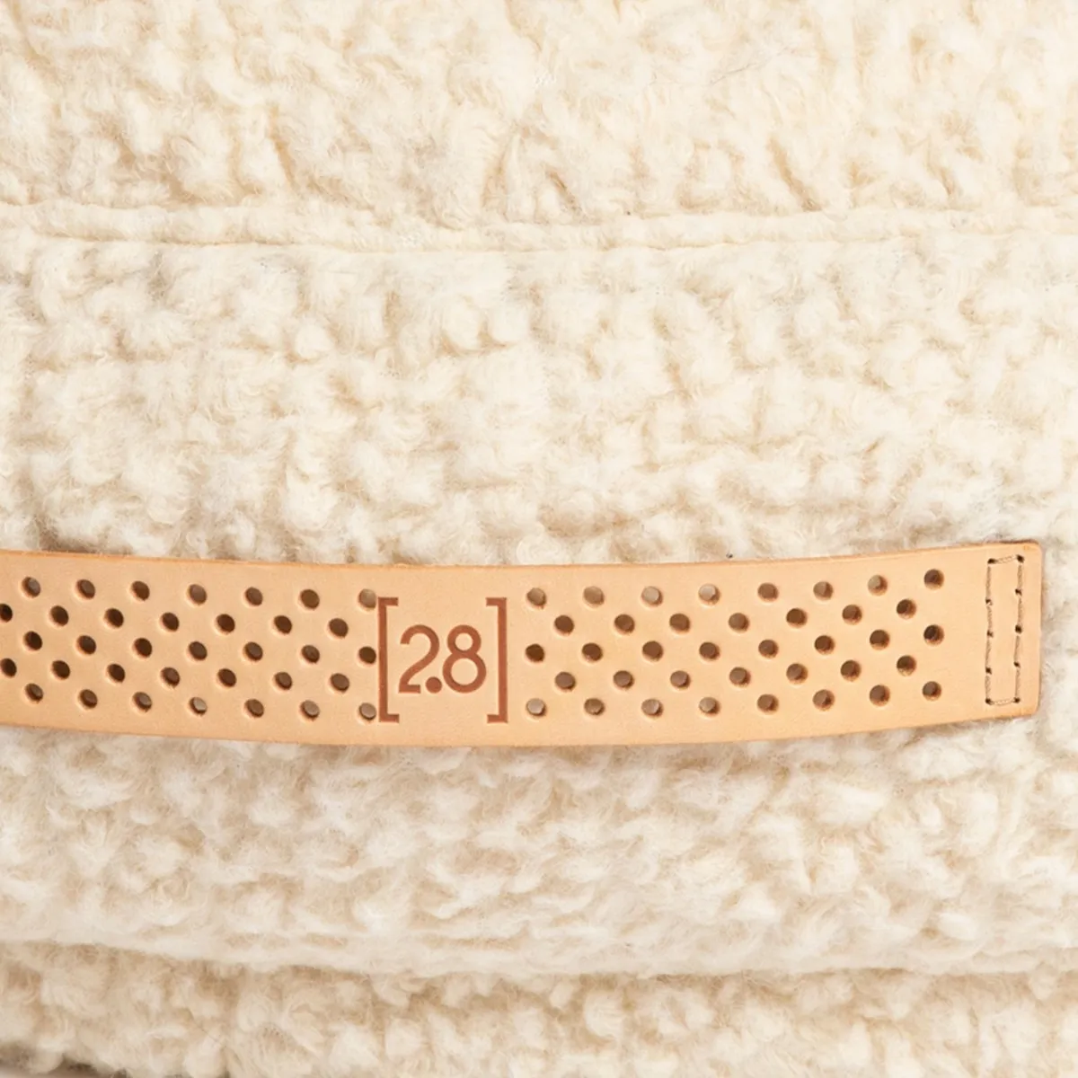 Boucle Dog Bed Cream Large