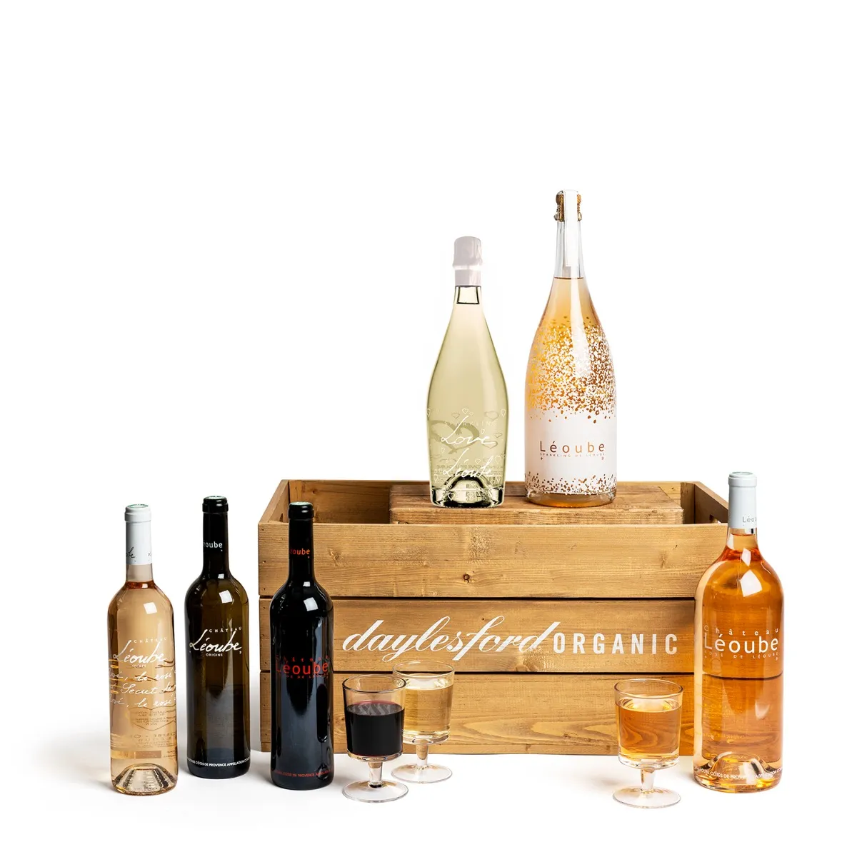 Chateau LÃ©oube Wine Crate 