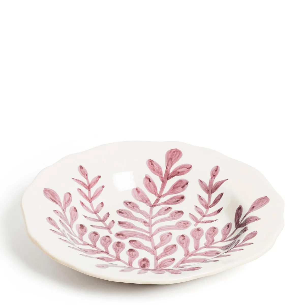 Leaf Bowl Pink Large 