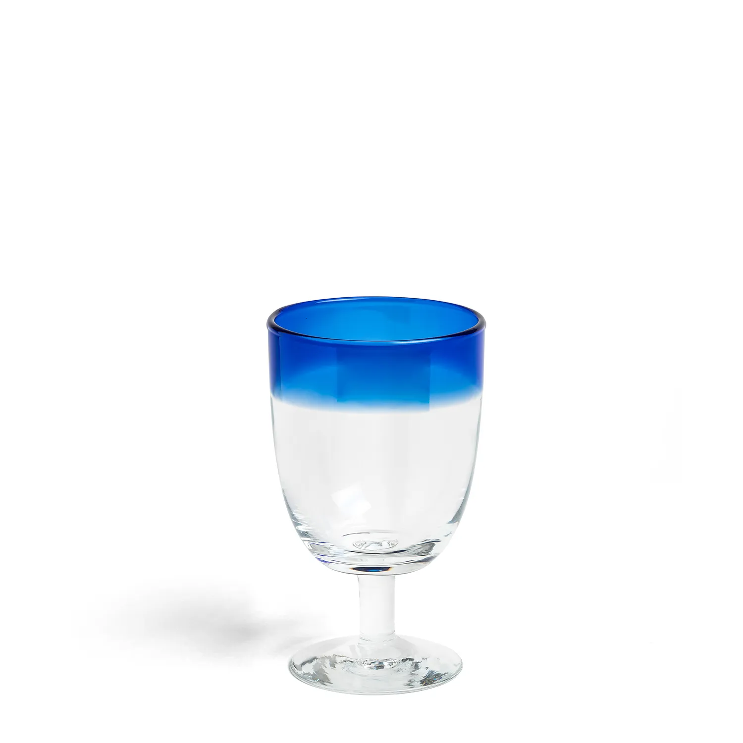 Ludlow Blue Wine Glass 
