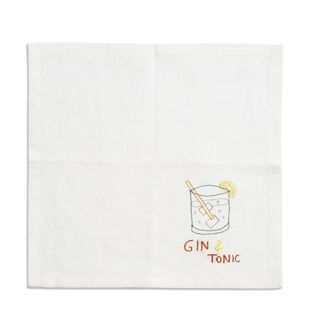Gin & Tonic Cocktail Napkin 