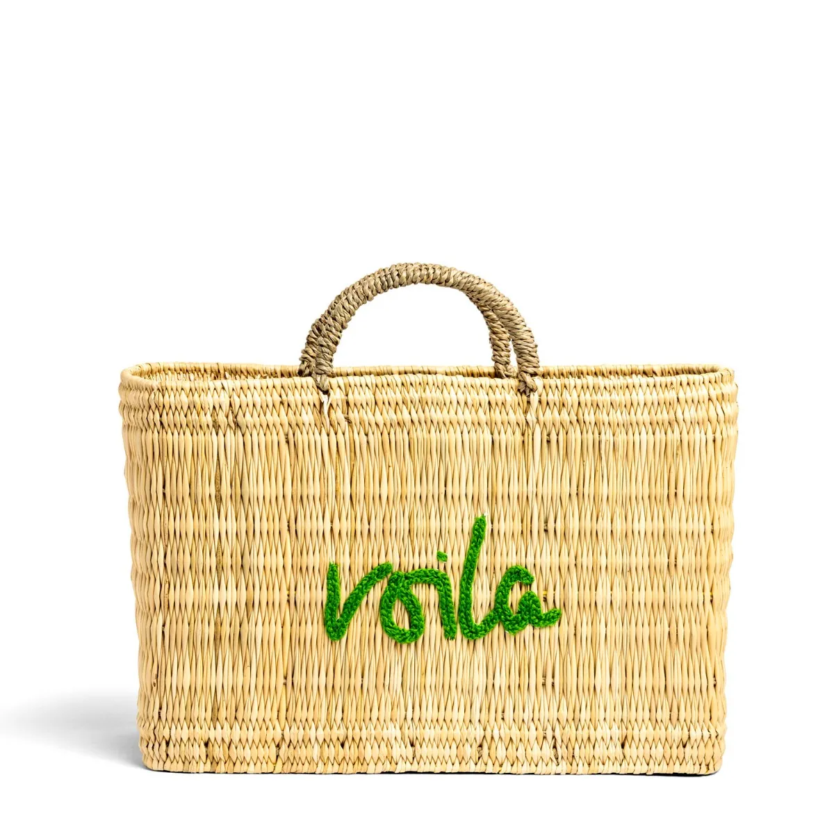 Voila Rectangle Basket Green 