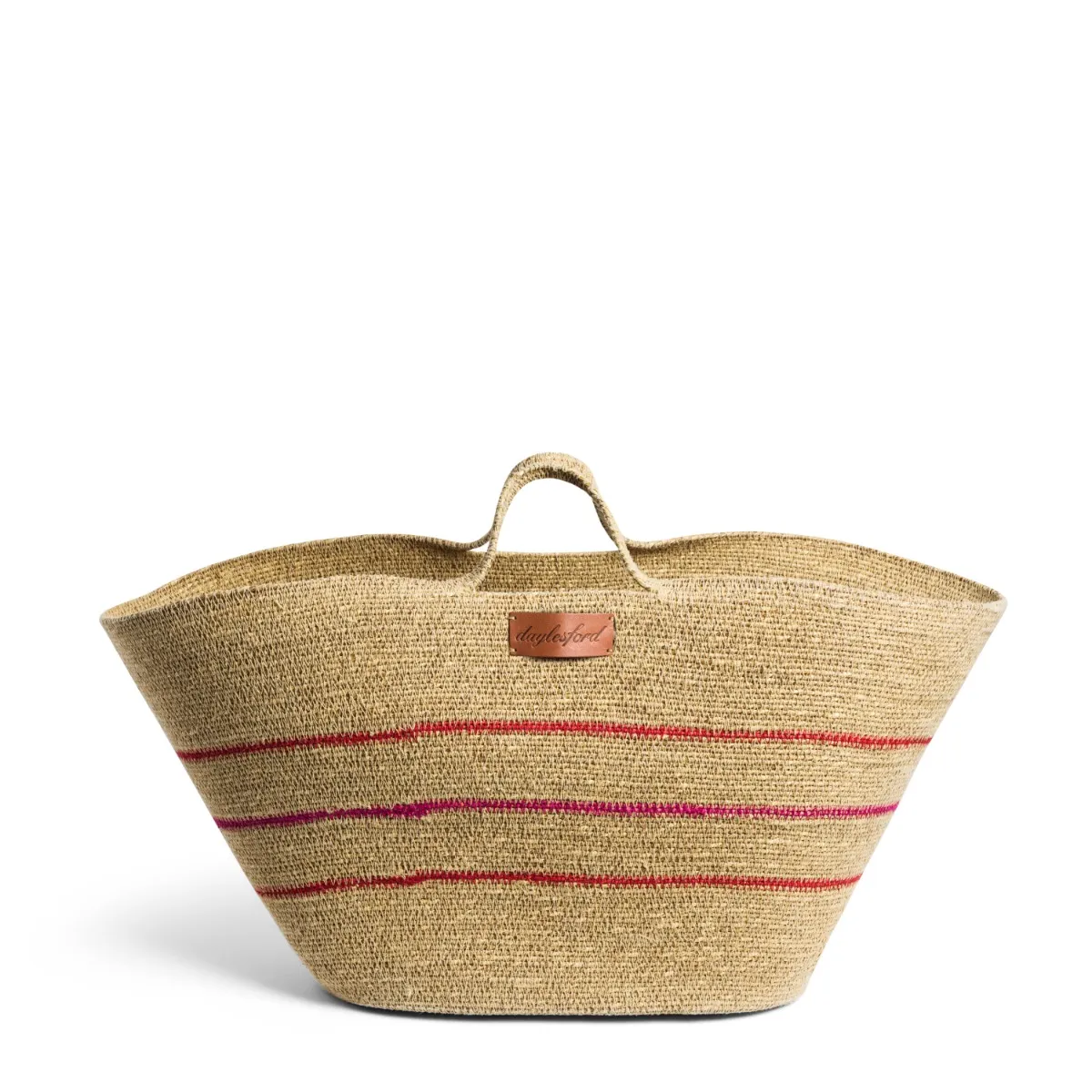 Triple Stripe Basket Bag Pink 