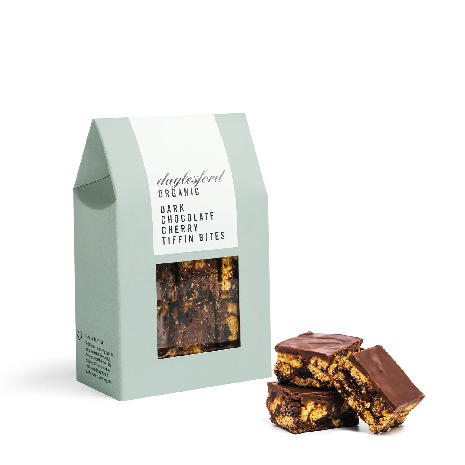 Dark Chocolate Cherry Tiffin Bites 