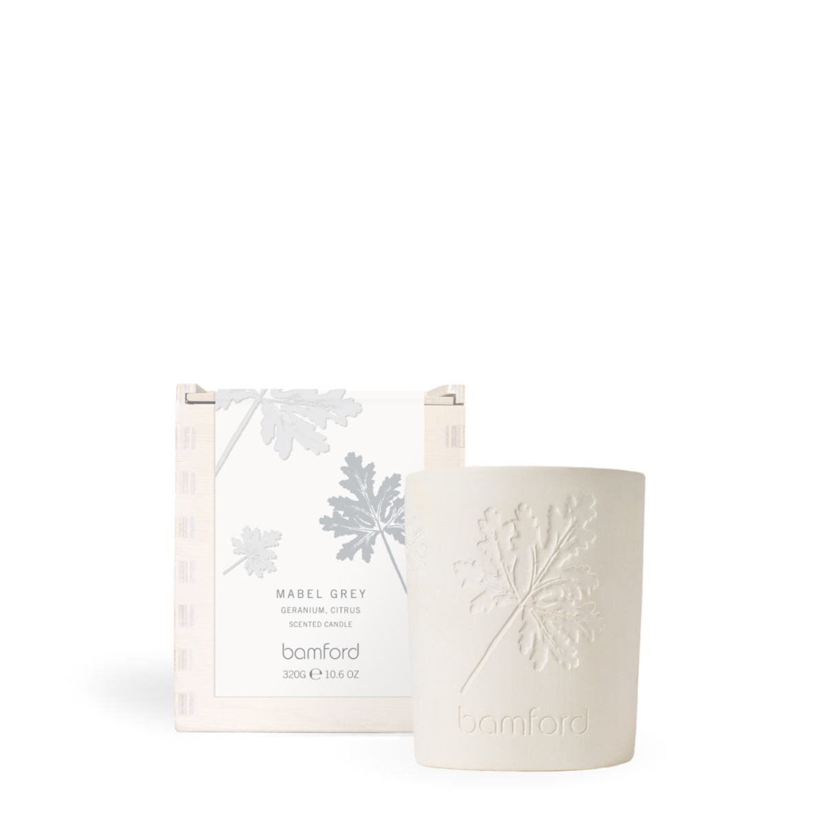 Bamford Mabel Grey Geranium Candle