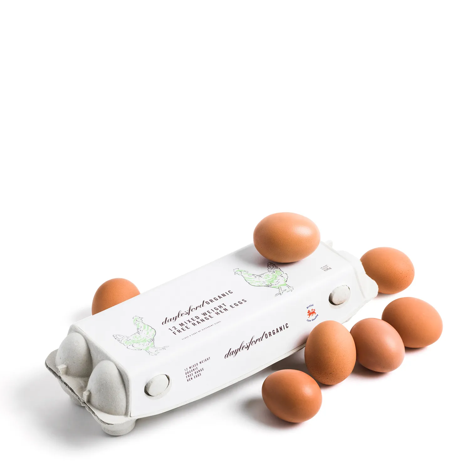 Organic Cotswold Brown Eggs 12 Pack 