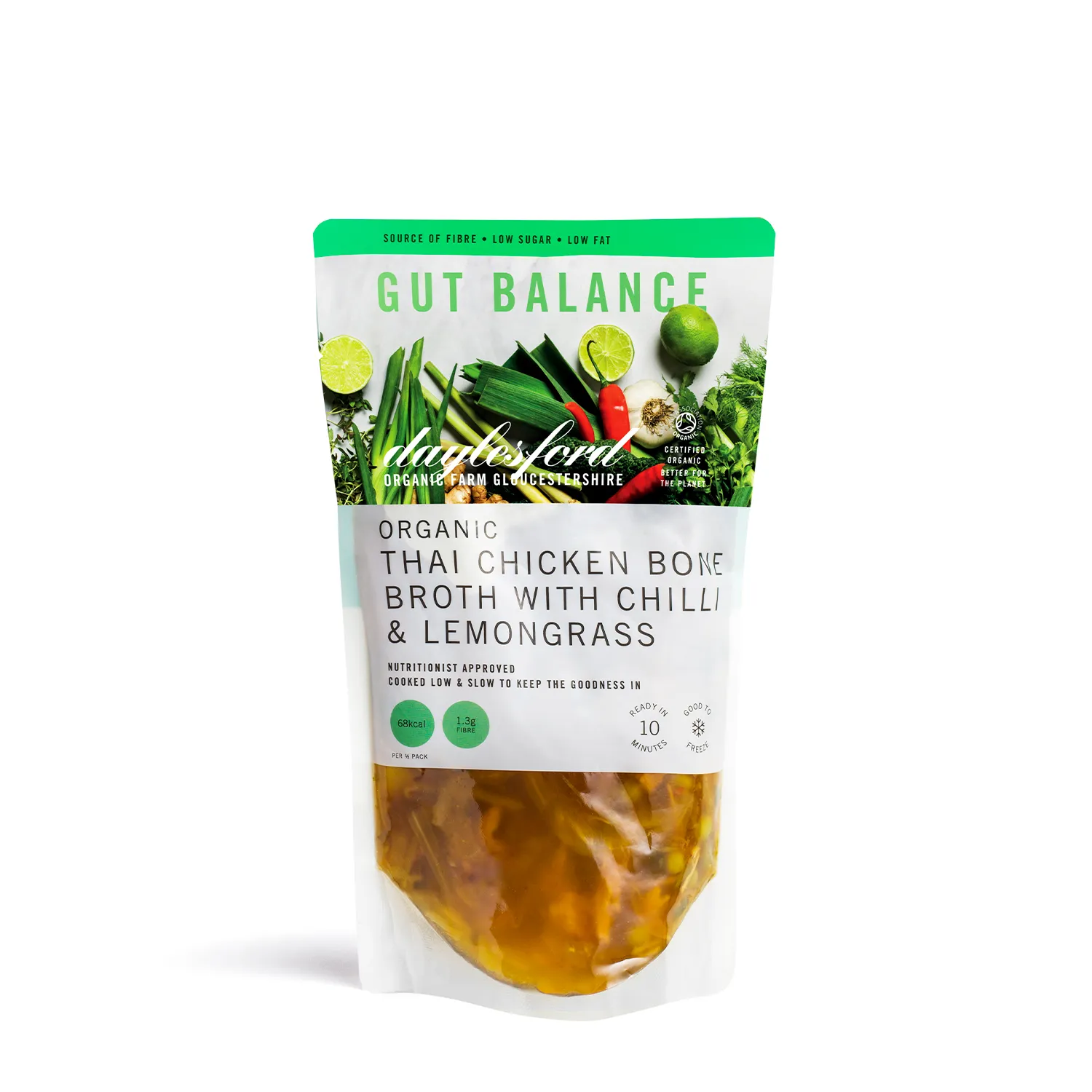 Organic Thai Chicken Broth with Chilli & Lemongrass 