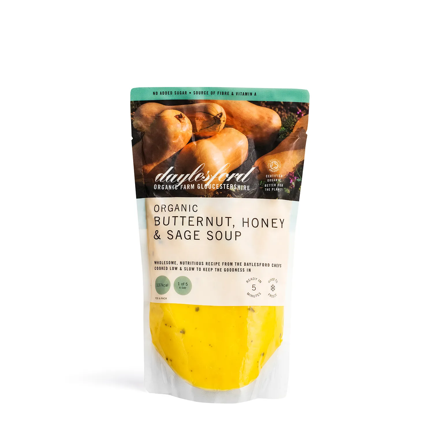 Organic Butternut Squash, Honey & Sage Soup 