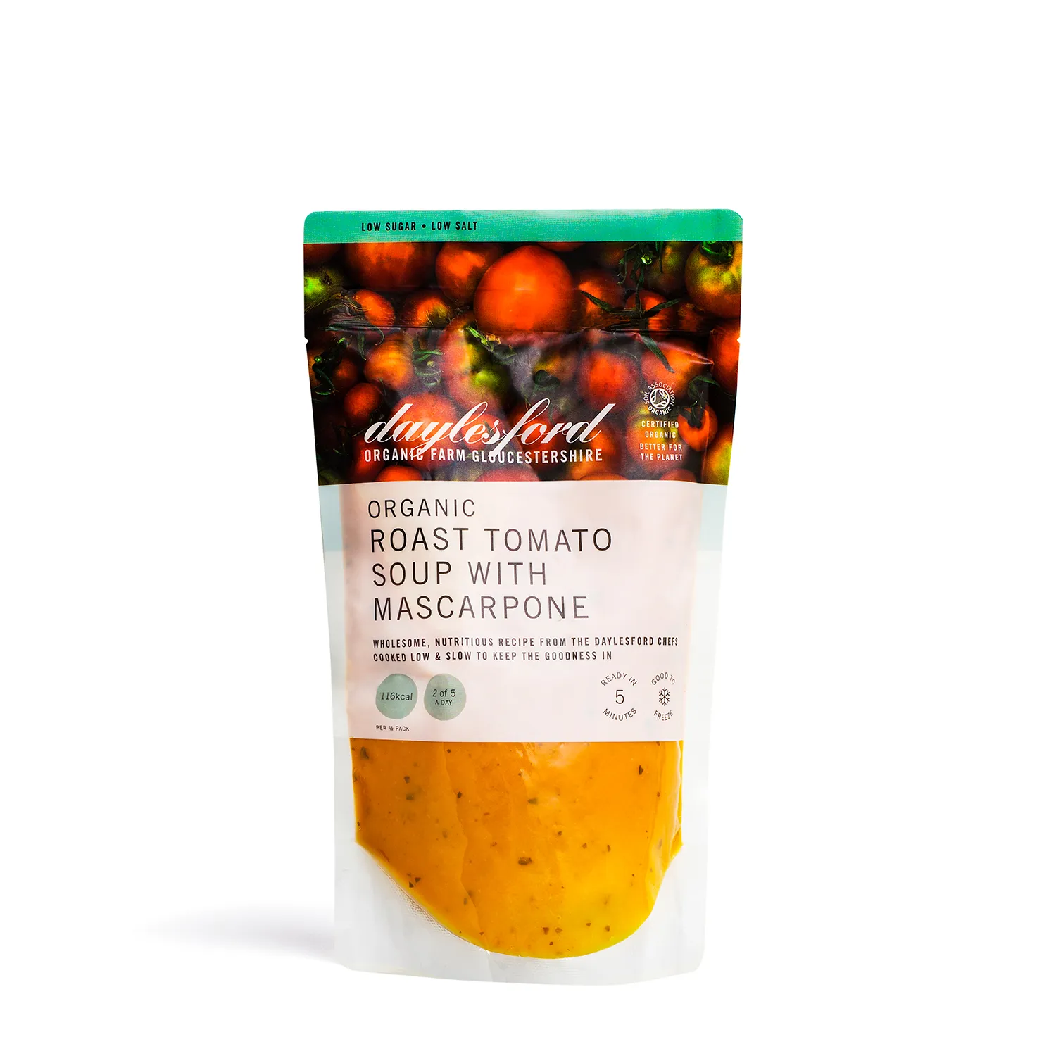 Organic Slow Roast Tomato & Mascarpone Soup 
