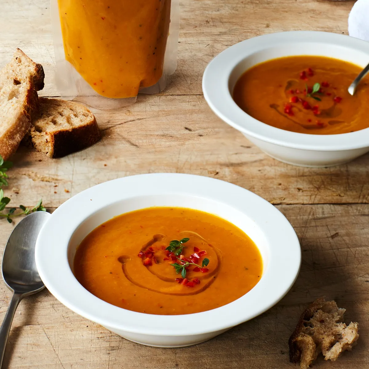 Organic Slow Roast Tomato & Mascarpone Soup
