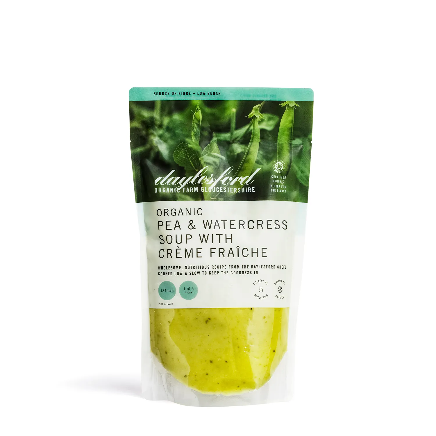 Organic Pea & Watercress Soup 