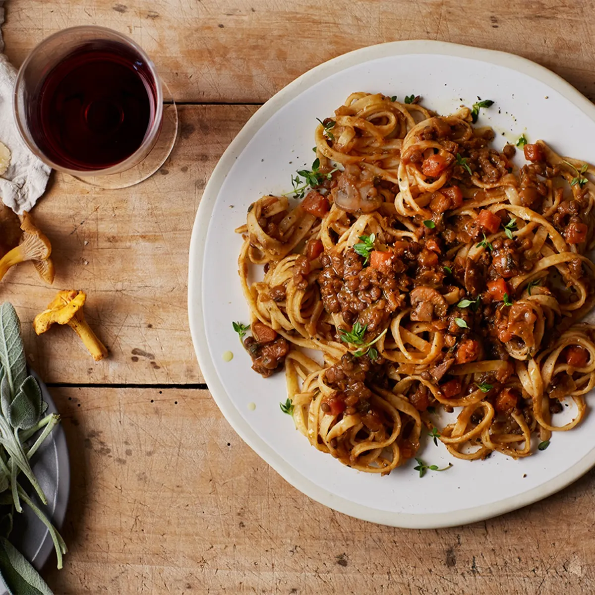 Organic Mushroom & Lentil Bolognese