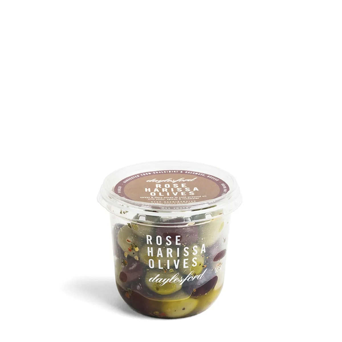 Rose Harissa Olives 