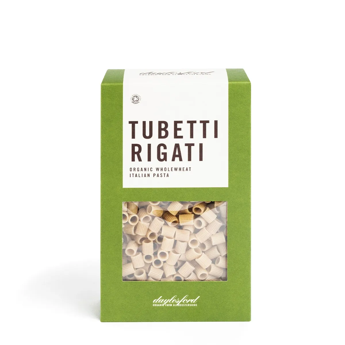 Organic Tubetti Rigati Whole Wheat Italian Pasta 