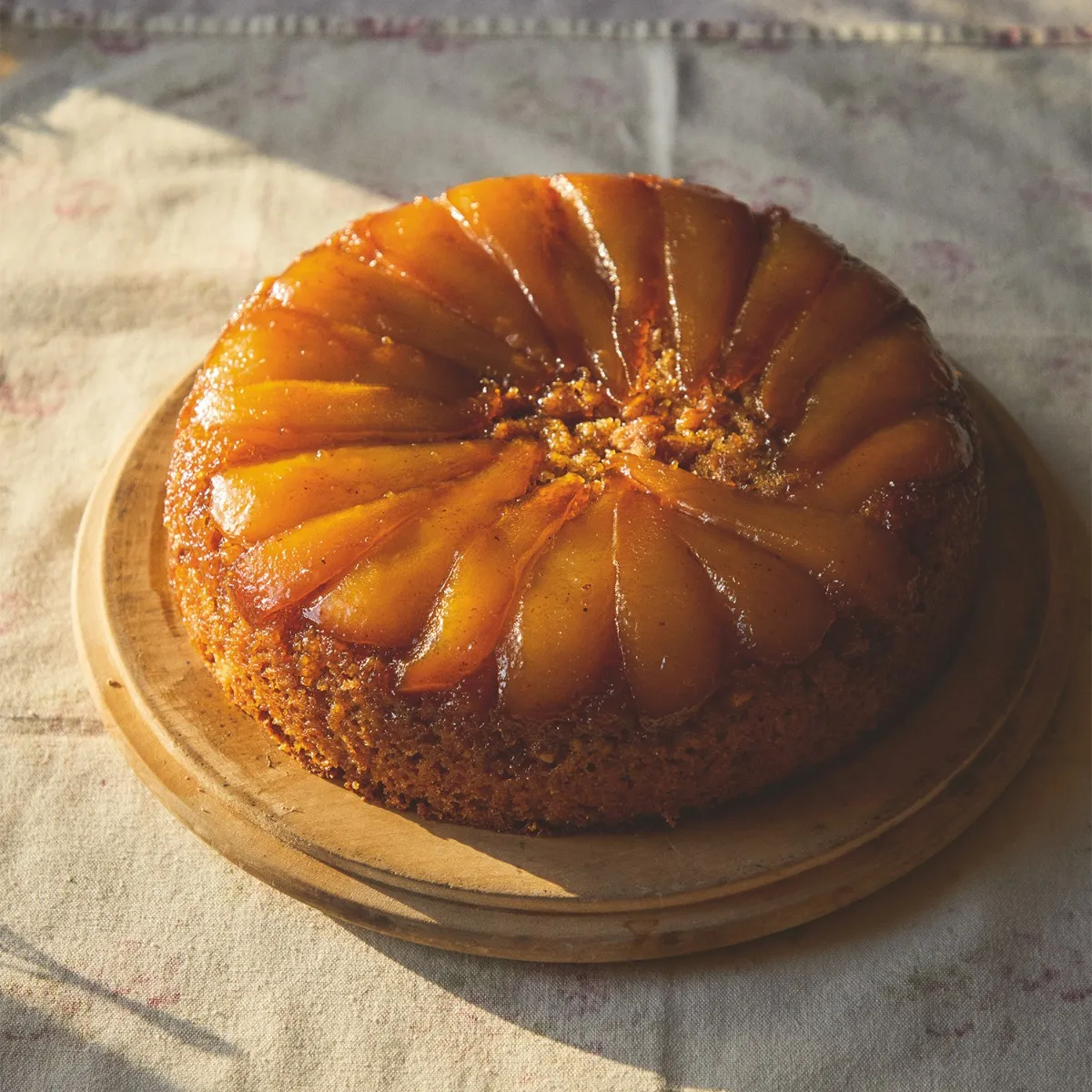 Pear & Walnut Upside-Down Cake - A Guest Recipe From Julius Roberts 