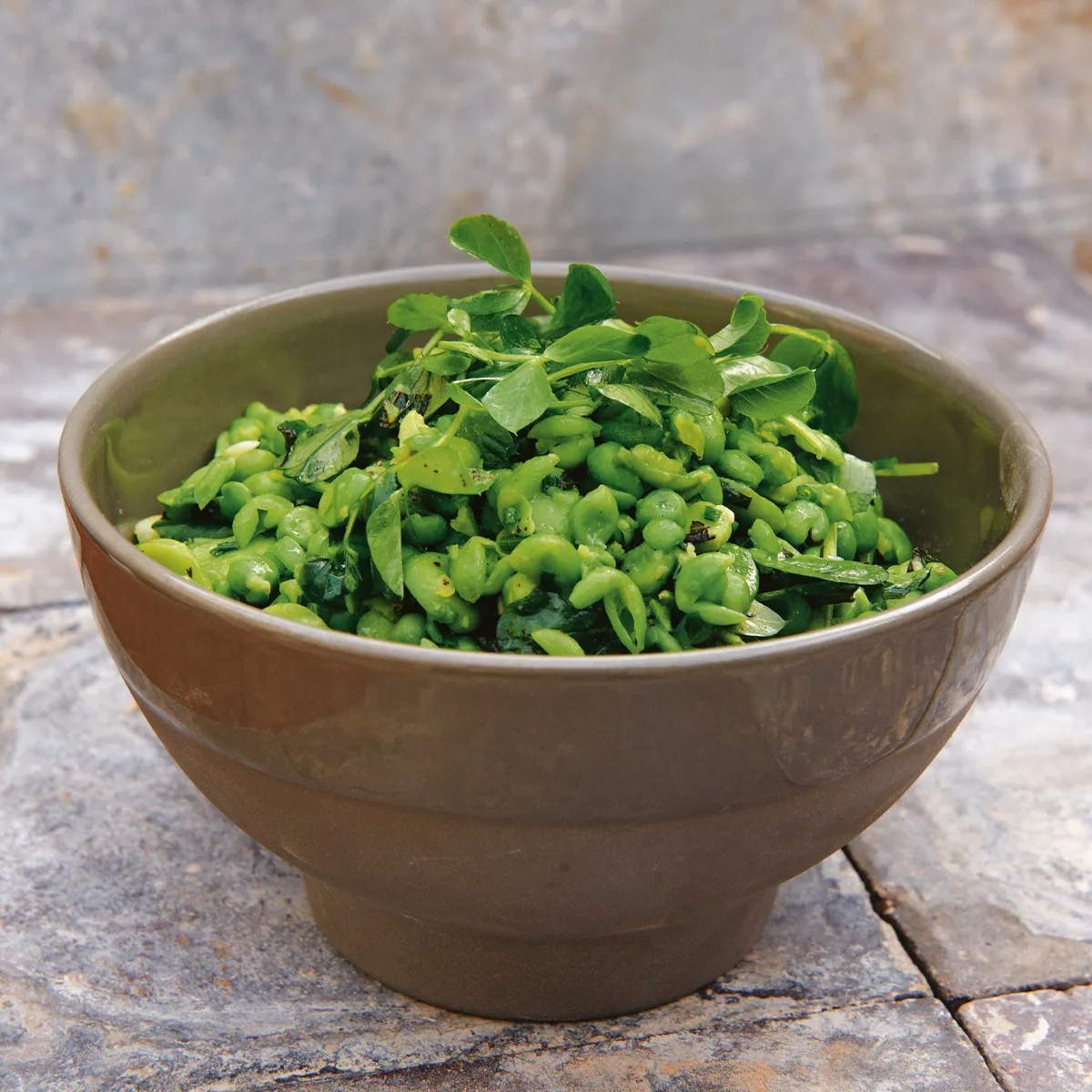 Smashed Broad Beans, Peas & Mint 