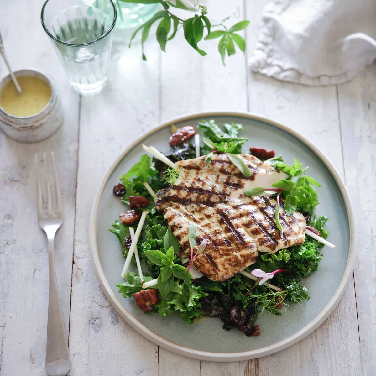 Daylesford Orchard Salad with Flat-iron Chicken 