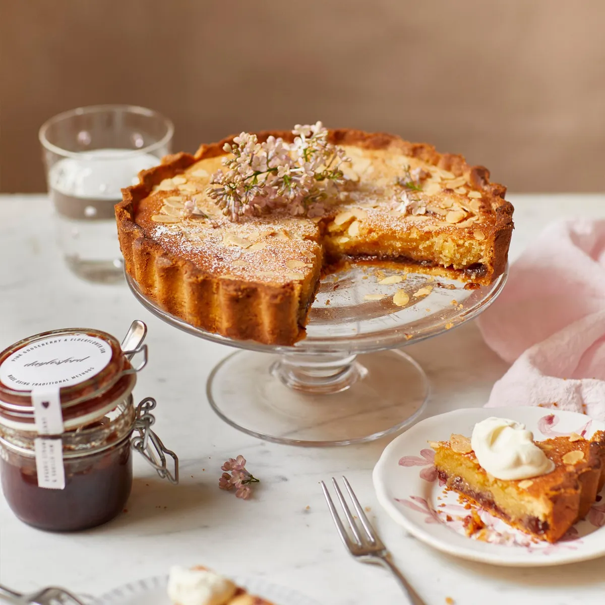 Elderflower Bakewell Tart 