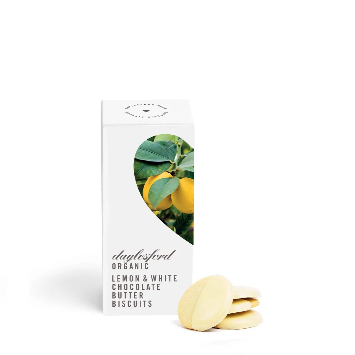 Organic White Chocolate Lemon Butter Biscuits 