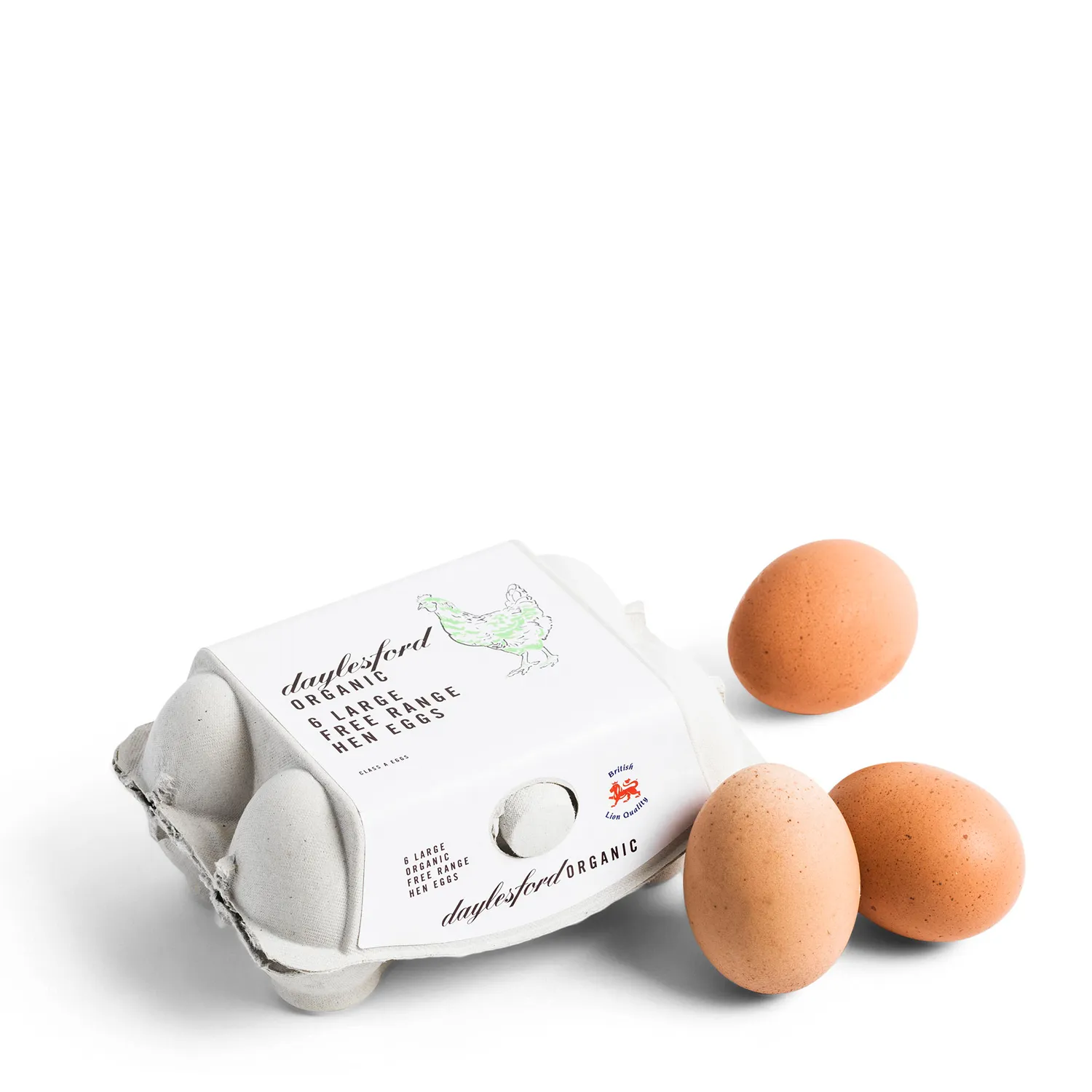 Organic Cotswold Brown Eggs 6 Pack 