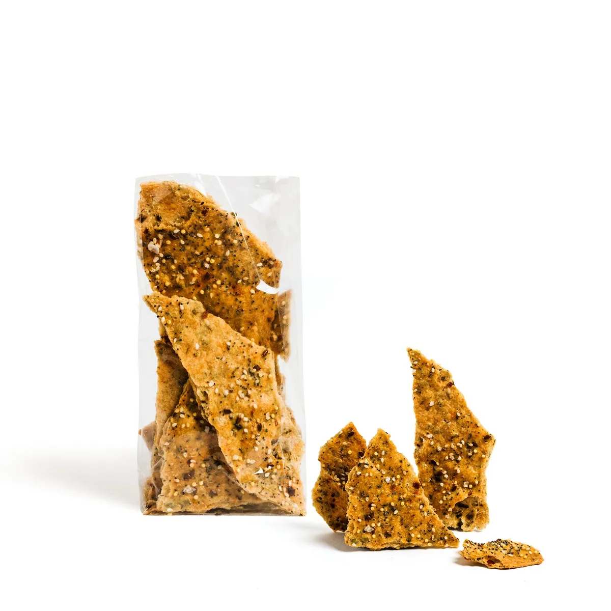 Toasted Seed & Chilli Olive Oil Crackers