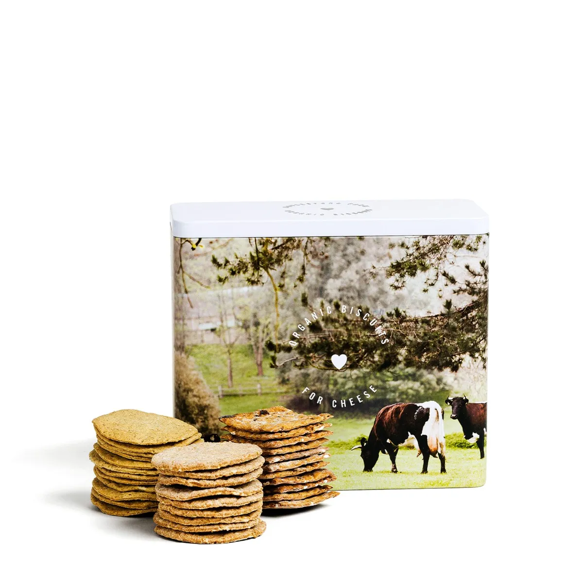 Organic Savoury Biscuit Selection Tin 