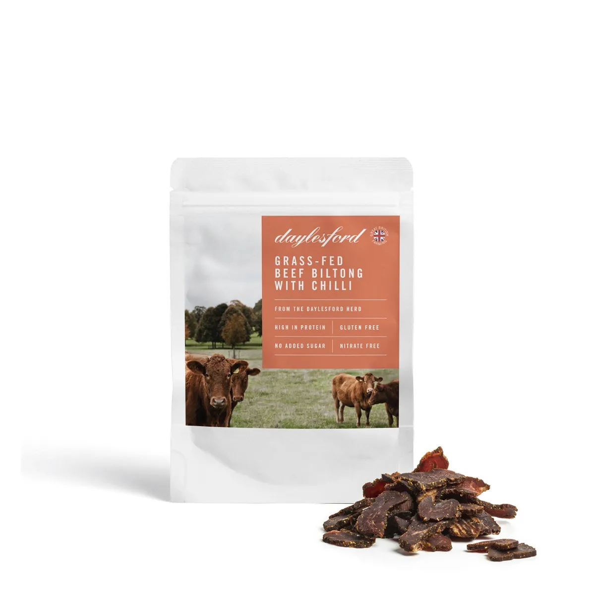 Grass-Fed Beef Biltong with Chilli 