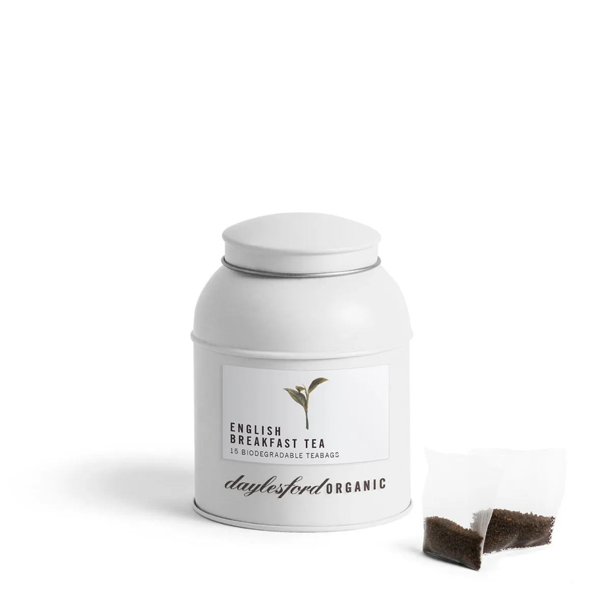 Organic English Breakfast Tea Bags In Caddy 
