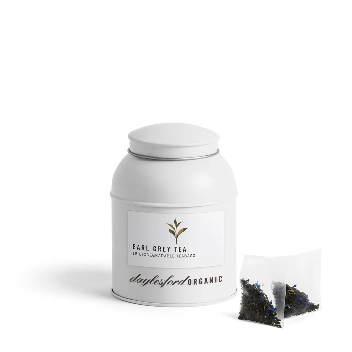 Organic Earl Grey Tea Bags In Caddy 