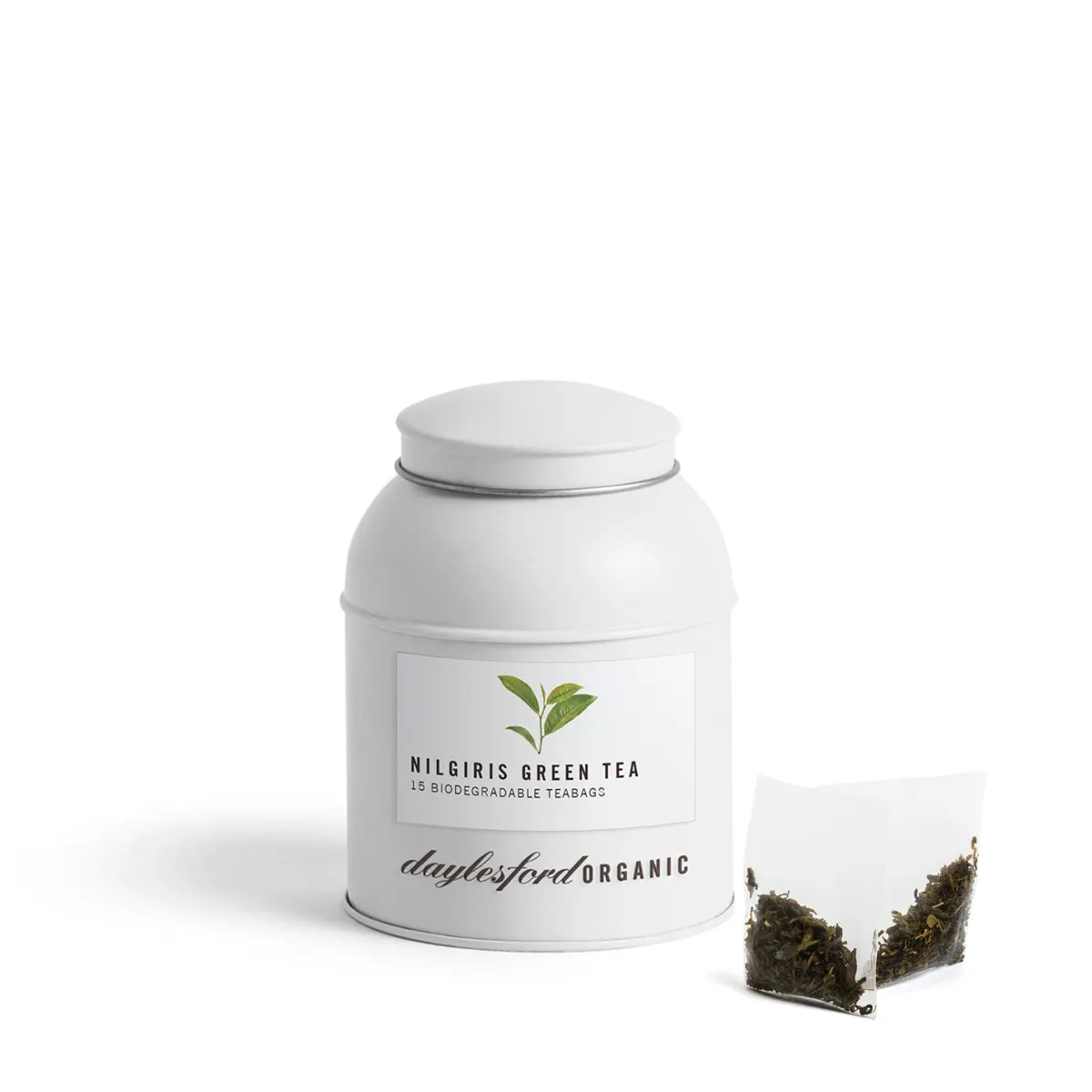 Organic Nilgiris Green Tea Bags In Caddy 