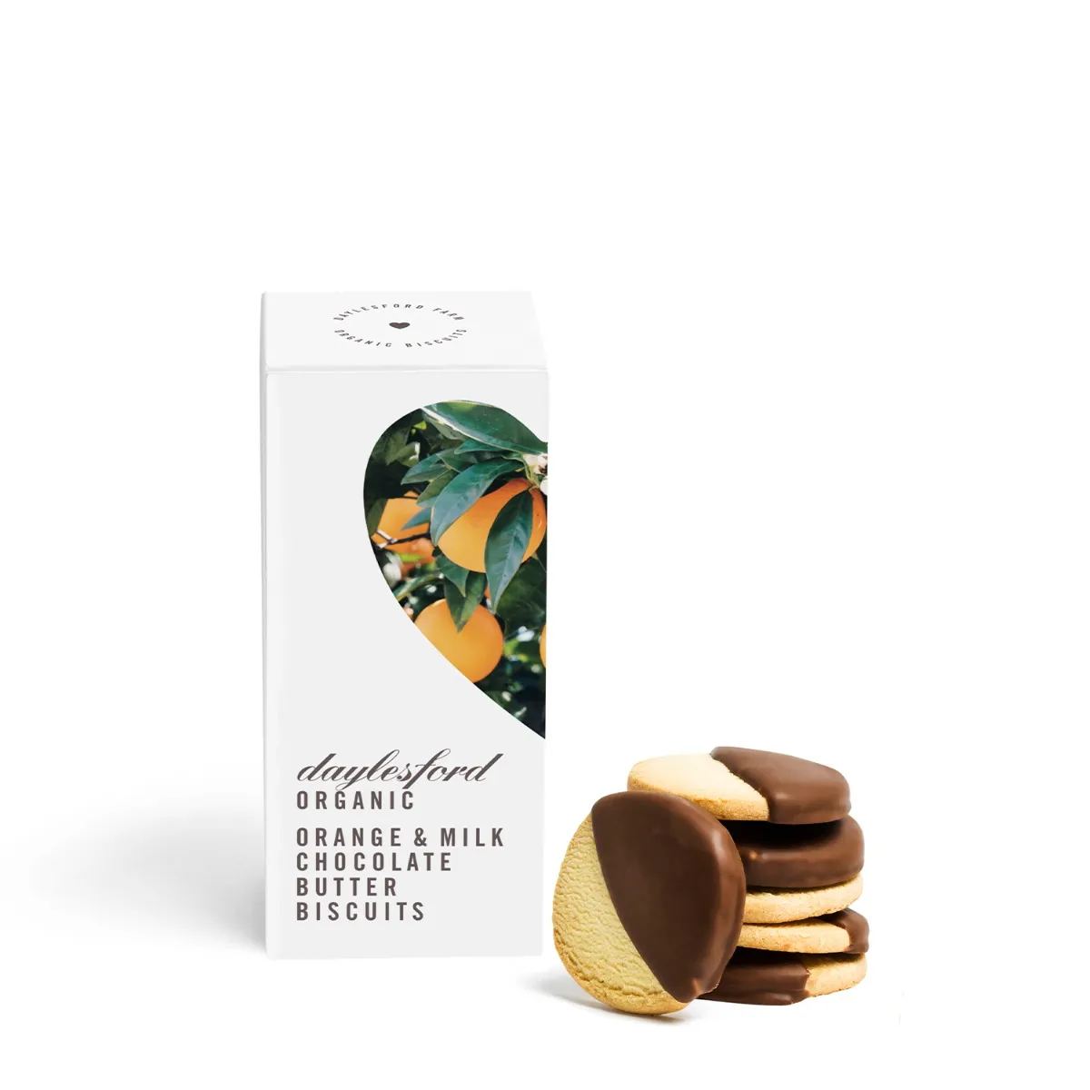 Organic Orange & Milk Chocolate Butter Biscuits 